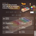 PLASTILINA JOVI GRANDE 72S CAJA DE 15 UNIDADES COLORES SURTIDOS 350G - resumen de atributos