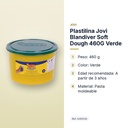 PLASTILINA JOVI BLANDIVER SOFT DOUGH 460G VERDE - características principales