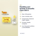 PLASTILINA JOVI GRANDE 72 AMARILLO CLARO 350 G - características principales