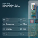 BOLÍGRAFO SAKURA GELLY ROLL VAN GOGH · SET 5 UDS  - resumen de atributos
