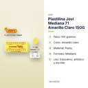 PLASTILINA JOVI MEDIANA 71 AMARILLO CLARO 150G - características principales