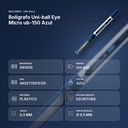 BOLÍGRAFO UNI-BALL EYE MICRO UB-150 AZUL - resumen de atributos