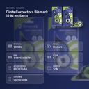 CINTA CORRECTORA BISMARK 12 M EN SECO - resumen de atributos