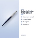 BOLÍGRAFO PARKER JOTTER CT AZUL - características principales