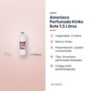 AMONIACO PERFUMADO KIRIKO BOTE 1,5 LITROS - características principales