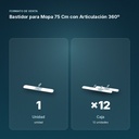 BASTIDOR PARA MOPA 75 CM CON ARTICULACIÓN 360º - formato de venta: caja de 12