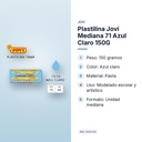 PLASTILINA JOVI MEDIANA 71 AZUL CLARO 150G - características principales