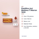 PLASTILINA JOVI MEDIANA 71 MARRON 150G - características principales