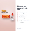 PLASTILINA JOVI MEDIANA 71 ROJA 150G - características principales
