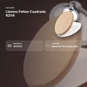 LLAVERO PELTON CUADRADO 6204 - resumen de atributos