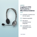 LOGITECH H110 AURICULARES + MICRÓFONO ESTÉREO - características principales