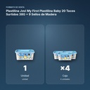 PLASTILINA JOVI MY FIRST PLASTILINA BABY 20 TACOS SURTIDOS 38G + 9 SELLOS DE MADERA - formato de venta: caja de 4
