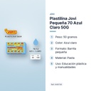 PLASTILINA JOVI PEQUEÑA 70 AZUL CLARO 50G - características principales