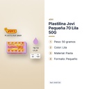 PLASTILINA JOVI PEQUEÑA 70 LILA 50G - características principales