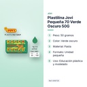 PLASTILINA JOVI PEQUEÑA 70 VERDE OSCURO 50G - características principales