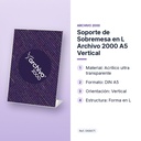 SOPORTE DE SOBREMESA EN L ARCHIVO 2000 A5 VERTICAL - características principales
