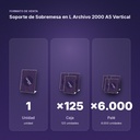 SOPORTE DE SOBREMESA EN L ARCHIVO 2000 A5 VERTICAL - formato de venta: caja de 125, palé de 6000