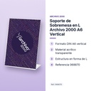 SOPORTE DE SOBREMESA EN L ARCHIVO 2000 A6 VERTICAL - características principales
