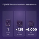 SOPORTE DE SOBREMESA EN L ARCHIVO 2000 A6 VERTICAL - formato de venta: caja de 125, palé de 6000