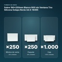 SOBRE 190X250MM BLANCO 90G SIN VENTANA TIRA SILICONA SOLAPA RECTA UD A-18495 - formato de venta: paquete de 250, caja de 1000