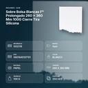 SOBRE BOLSA BLANCAS Fº PROLONGADO 260 X 360 MM 100G CIERRE TIRA SILICONA  - resumen de atributos