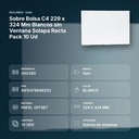 SOBRE BOLSA C4 229 X 324 MM BLANCOS SIN VENTANA SOLAPA RECTA PACK 10 UD - resumen de atributos