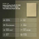 SOBRE BOLSA KRAFT C5 162 X 229 MM 80 G CIERRE TIRA SILICONA PACK 10 UD - resumen de atributos