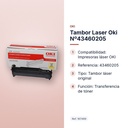 TAMBOR LASER OKI Nº43460205 - características principales