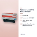 TAMBOR LASER OKI Nº43460207 - características principales