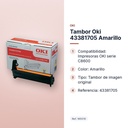 TAMBOR OKI 43381705 AMARILLO - características principales