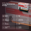 TAMBOR OKI 43381705 AMARILLO - resumen de atributos