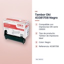 TAMBOR OKI 43381708 NEGRO - características principales