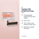 TAMBOR OKI 43381723 CIAN - características principales