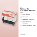 TAMBOR OKI 43870005 AMARILLO - características principales