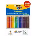 LÁPICES DE COLORES BIC TROPICOLORS PACK 216 UNIDADES