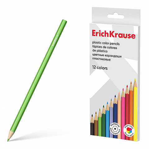 LÁPICES DE COLORES ERICHKRAUSE 12 COLORES 