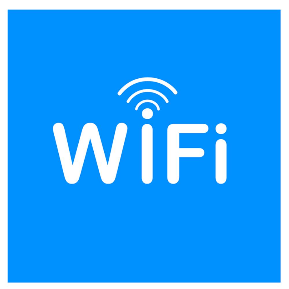 APLI ETIQUETA SEÑALIZACIÓN ZONA WIFI 114X114MM 