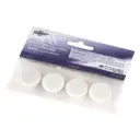 IMANES MULTIUSO REDONDOS 20MM BLANCO FAIBO BLÍSTER 4 UD