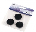 IMANES MULTIUSO REDONDOS 30MM NEGRO FAIBO BLÍSTER 3 UD