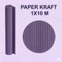 PAPEL KRAFT VIOLETA ROLLO 1x10M 65G