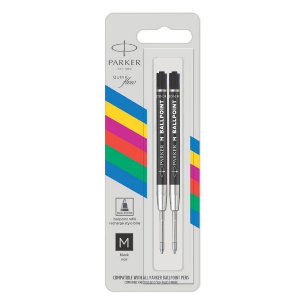 RECAMBIO BOLÍGRAFO ECO NEGRO MEDIO PACK 2 UNIDADES