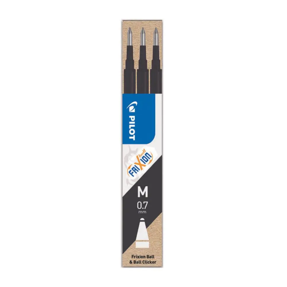 RECAMBIO PILOT FRIXION BALL NEGRO BLISTER 3 UNIDADES