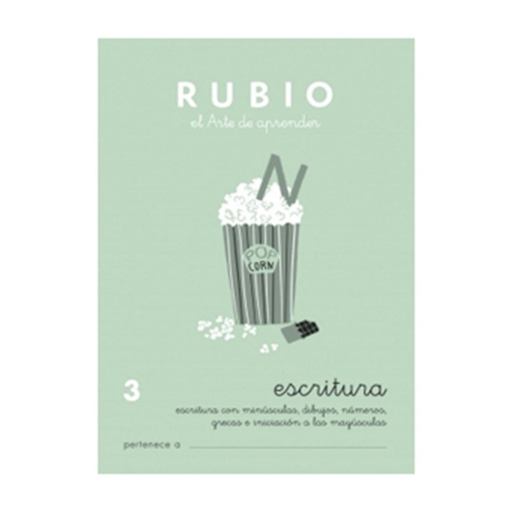CUADERNO RUBIO 3 ESCRITURA 