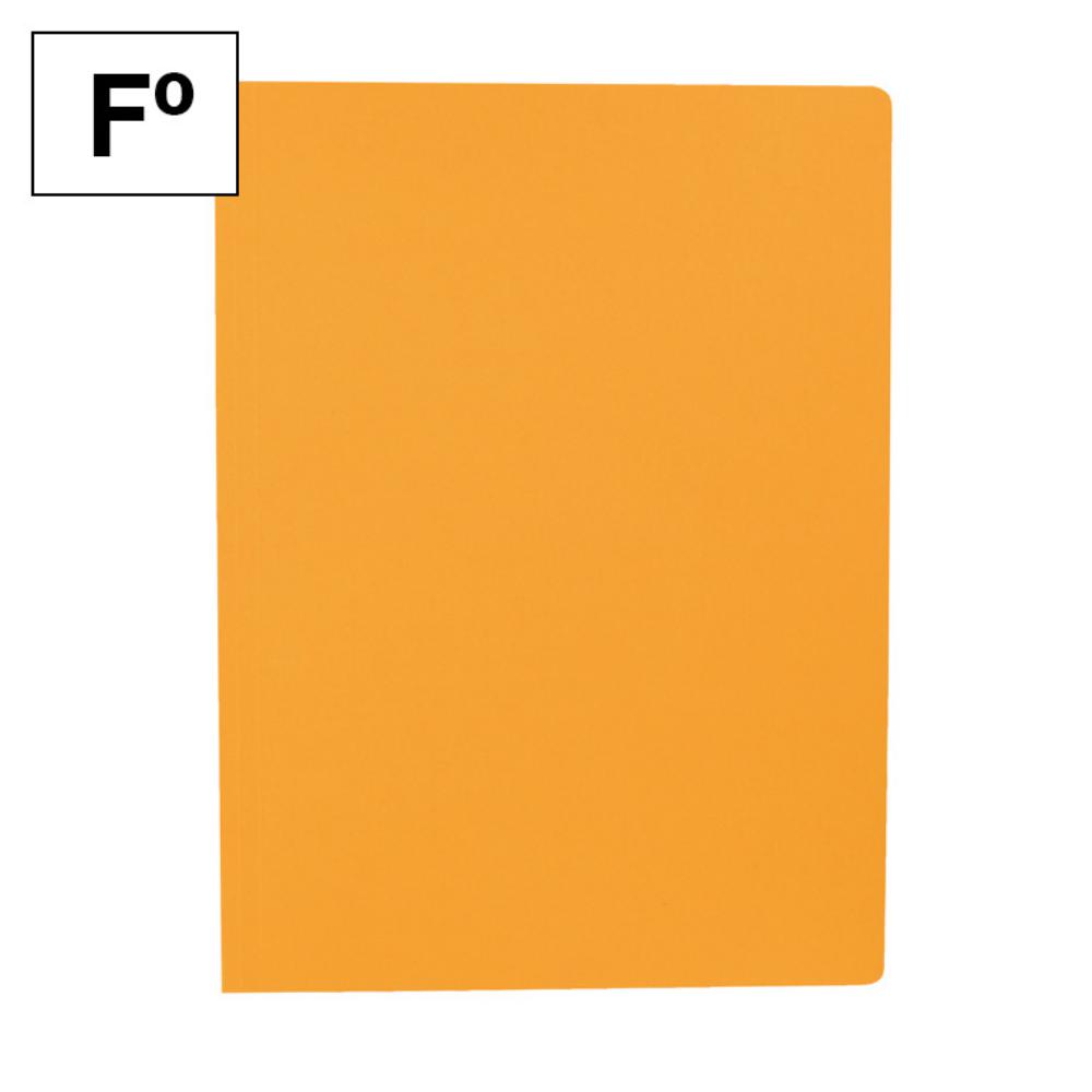 SUBCARPETAS FOLIO DE CARTULINA 180GR NARANJA RAYLU