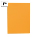SUBCARPETAS FOLIO DE CARTULINA 180GR NARANJA RAYLU