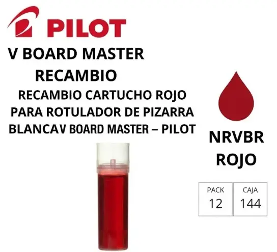 RECAMBIO PILOT V BOARD MASTER ROJO