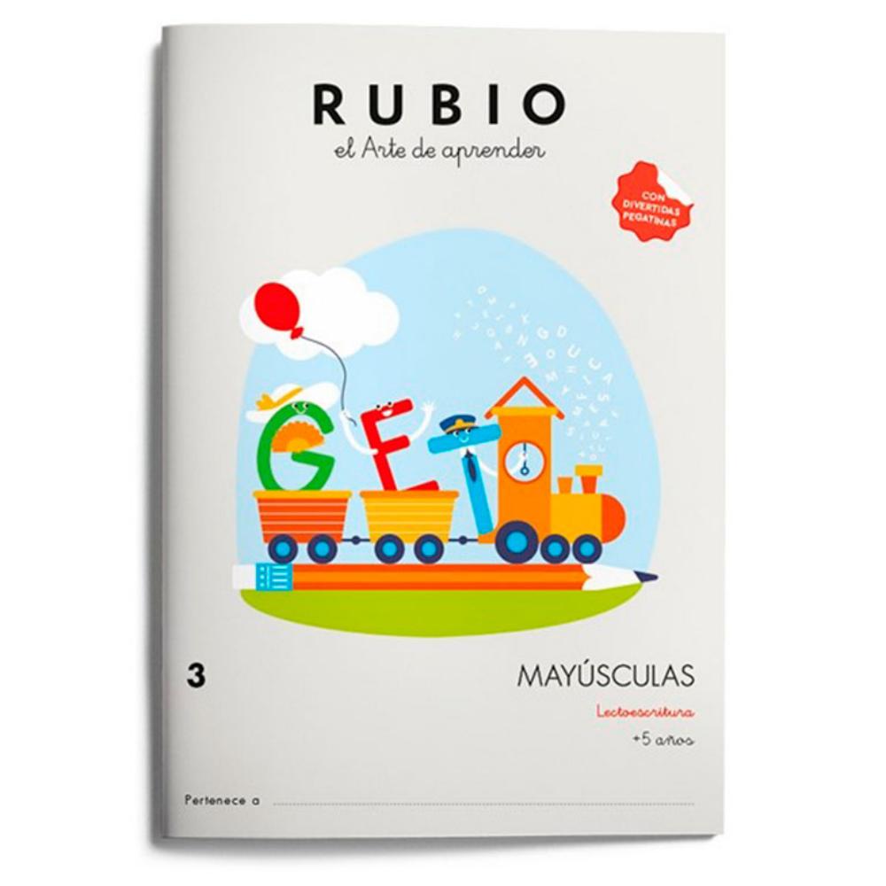 CUADERNO RUBIO 3 MAYÚSCULAS 