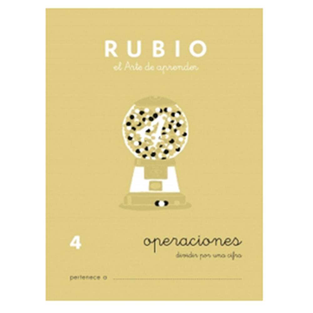 CUADERNO RUBIO 4 OPERACIONES 