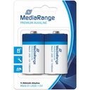 PILAS MEDIARANGE D LR20 ALCALINAS 1.5V 2 UNIDADES