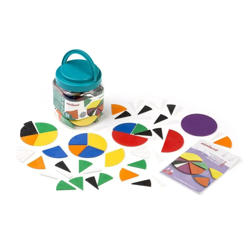 JUEGO MATEMÁTICO SET DE FRACCIONES